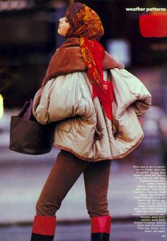 1989 US Vogue August, Model Gretha Cavazzoni Fashion 1980s, Fashion 80s, Vogue Us, 90's Fashion, Street Style Winter, Vintage Vogue, Material Girls