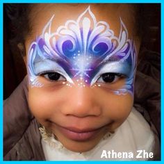 Face Painting Frozen, Frozen Face Paint, Superhero Face Painting, Face Painting Images, Princess Face Painting, Fairy Face Paint, Mask Face Paint, Adult Face Painting