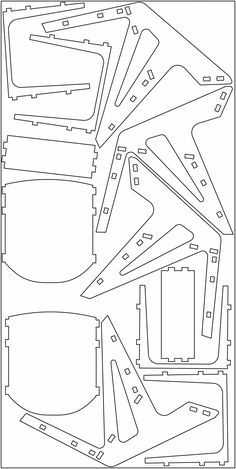 Cnc Furniture Plans, Cnc Router Projects, Cnc Furniture, Cnc Woodworking, Woodworking Box, 3d Cnc, Flat Pack Furniture, Diy Cnc, Cnc Wood