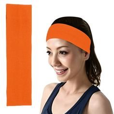 Candy color headband Solid color elastic exercise headband Headband Fitness Yoga antiperspirant headband Hair accessories : cloth Color: as the picture shows, (Due to the difference between different monitors, the picture may have slight color difference. please make sure you do not mind before ordering, Thank you!) Package weight: 10g Package size: 5x20x0.5cm,(Please allow 1-3mm error due to manual measurement. please make sure you do not mind before ordering.) Size: One Size.  Color: Orange. Thick Orange Headband, Coil Hair Ties, Clear Hair, Sport Hair, Hair Coils, Hair Rubber Bands, Hair Band Accessories, Workout Headband, Hair Band For Girl