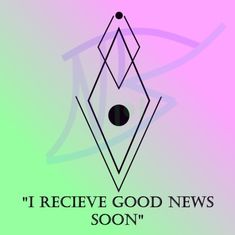 the logo for i receive good news soon