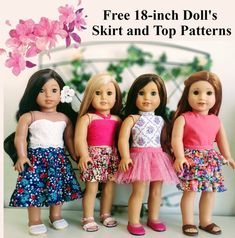 Sweetheart Dress Pattern, Tops To Sew, Generation Dolls, American Girl Doll Crafts, Halter Style Dress