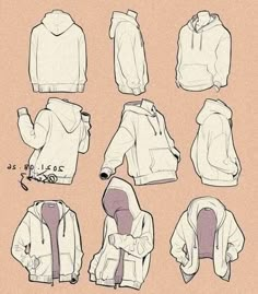 an image of various hoodies and jackets