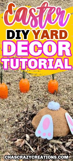 an easy diy yard decor project for halloween