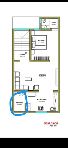 the floor plan for a two bedroom apartment