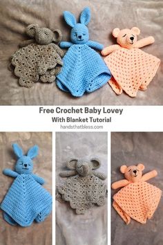 crochet baby lovey with blanket pattern