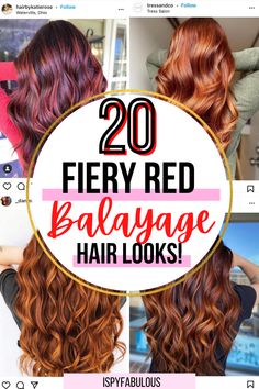 Red Gold Hair Color, Red Biolage Hair, Red Hair Color Balayage, Red Hair Trends 2023, Copper Red Balayage Hair Brunettes, Different Shades Of Red Hair Color, Red Dimensional Hair, Red Dimensional Hair Color, Hair Color Ideas For Natural Red Heads