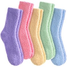 PRICES MAY VARY. Women's Soft Socks - Our fuzzy socks for women are made of premium soft polyester blend, designed for maximum comfort, heat, and coziness. Sleeping Socks for Women - These fluffy socks make it feels like you are walking on a soft padded cloud. Giving your feet maximum coziness and keeping you warm in cold days, Keeping your feet warm is important with your health. Slipper Socks - Suitable for Women US size 6 to 10. The slipper socks for women are elastic, One size fits most pers Sleeping Socks, Sleep Gifts, Fleece Socks, Fluffy Socks, Non Slip Socks, Winter Slippers, Soft Sock, Sock Animals, Fuzzy Socks