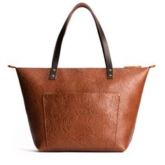 Meadow*Zipper | Large zipper leather tote bag with sturdy bridle handles and front pocket Classic Leather Tote, Portland Leather Goods, English Bridle, Thanksgiving Cookies, Leather Tote Purse, Easy Thanksgiving, Mens Leather Bag, Leather Bag Women, Almost Perfect