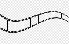 a film strip that is black and white with no background, hd png clipart