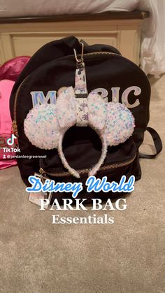 Backpack For Disney World, Backpack For Disney, Disney World Parks, Classic Backpack, Essential Bag, Disney Trip, Kids Backpacks