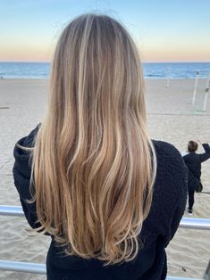 Straight Blonde Hair Balayage, Summer Hair Dirty Blonde, Grown Out Lived In Blonde, Dark Blonde Summer Hair, Natural Highlights On Light Brown Hair, Full Highlights On Light Brown Hair, Embreighcourtlyn Hair, Honey Blonde With Lowlights