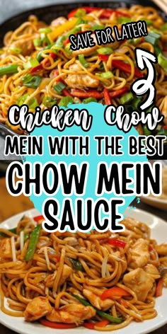 Chicken Chow Mein With The Best Sauce, How To Make Chicken Chow Mein, Chow Mein Sauce Easy, Homemade Chow Mein Recipe, Chicken Chow Mei Fun Recipe, Diy Chow Mein, Chou Mein Recipe, Authentic Chow Mein Recipe