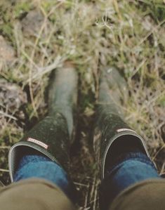 Hunter Wellies, Land Girls, Farm Lifestyle, Rubber Boots, Simple Living, Country Life, Simple Life, Farm Life, Country Living