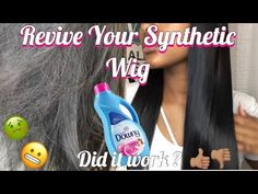 How To Detangle A Synthetic Wig, Revive Synthetic Hair Wigs, How To Untangle Synthetic Wig, How To Revive Synthetic Wig, How To Soften Synthetic Hair Wigs, How To Fix A Synthetic Wig, Washing Synthetic Wig, Synthetic Wig Care, Synthetic Wig Hacks