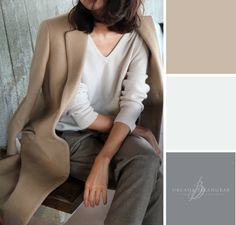 Painting Corner, Feminine Color Palette, Color Combinations For Clothes, Color Palette Design, Mood Board Fashion, Winter Outfits For Work, Coat Design, Outfit Combinations, Colourful Outfits