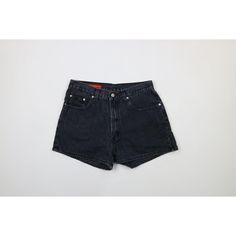 Vtg 90s Banana Republic Womens 8 Distressed High Waisted Denim Jean Shorts Black Womens Shorts Distressed and faded Womens size 8 Measurements are: 15 inches across the waist laid flat 3 inch inseam 13 inches from top to bottom Black Cotton US Shipping is FREE, Canada is $15 and International is $24 Check out my other items in my store! PR910 Jean Shorts Black, Denim Jean Shorts, Short En Jean, Black Vintage, Shorts Black, High Waisted Denim, Denim Jean, Jeans Shorts, Short Pants