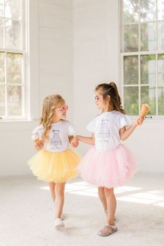 The perfect tutu outfit for your little ones birthday! Our full tutu has ten layers with a wide elastic band inside to keep the itchy tulle off your little ones' skin. The multiple soft layers give a fluffy look but lays perfectly. This tutu outfit pairs perfect with our flutter sleeve top to help bring in the celebration! Pick between our yellow tutu or light pink tutu with the age you would like!  OPTIONS AVAILABLE FOR PURCHASE:  Bodysuit/ Shirt Tutu  Tutus are perfect for birthdays, weddings, Ballerina Birthday Outfit, Playful Summer Tutu Dress With Tulle Skirt, Spring Birthday Tutu Dress With Short Sleeves, Short Sleeve Tutu Dress For Spring Birthday, Spring Short Sleeve Tutu Dress For Birthday, White Sweet Tutu Dress For Birthday, Sweet White Tutu Dress For Birthday, Cute Short Sleeve Tulle Tutu Dress, Sweet Party Skirt