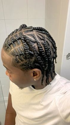 Ropetwists Locs, Barrels Into Twists, Cornrows Into Twists Men, Cornrows Into Twists, Barrel Twist Locs Men, Locs Hairstyles Men, Twists Black Men Hair, Locs Men, Cornrow Styles For Men