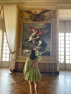 woman standing in front of a portrait of napoleon at versaille Napoleon Aesthetic, Napoleon Painting, France Travel, Geography, Detective, Home Art, Art Decor, Oil Painting