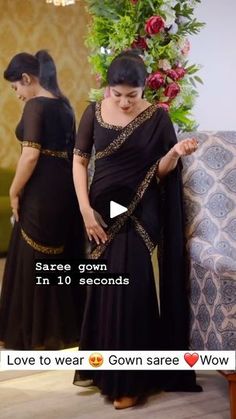 Latest Saree Gown Designs, Latest Sarees