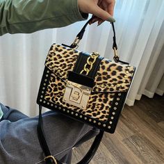 Latest Hand Bags For Ladies, Leopard Handbag, Women's Dress Watches, Leopard Print Bag, Party Handbags, Bag Women Fashion, Shoulder Messenger Bag, Messenger Bags