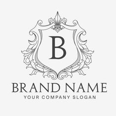 an elegant letter b logo design