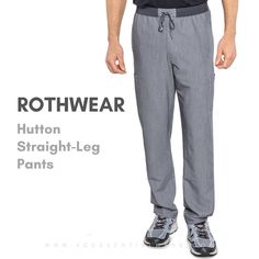 Gents, this Hutton Straight Leg Pants is your comfort scrub pants! Designed with super comfortable waistband and outer waist ties, plus tons of storage including a cellphone pocket! Best paired with Westcott 3-Pocket Top #kcessentialwear #rothwearcollection #cadencetop #scrubs #menscrubs #scrubsformen #scrubtop #wearscrubs #qualityscrubs #medicaluniform #medicine #rn #rnlife #healthcareheroes #nurse #nursing Pocket Top, Straight Leg Pants