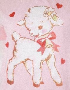 a white teddy bear with a bow on it's head is wearing a pink t - shirt