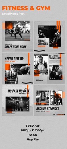 Gym Grid Instagram, Gym Post Design, Fb Post Design, Modern Instagram Post, Instagram Grid Design, Google Google