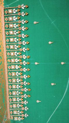 Yoke Embroidery, Maggam Designs, Latest Bridal Blouse Designs, Best Blouse Designs