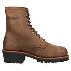 Prepare for challenging conditions with these Chippewa Boots The Vibram rubber outsoles offer protection and safety on a variety of surfaces. $199.97 Chippewa Boots, Brown Work Boots, Comfortable Work Shoes, Mens Work Shoes, Georgia Boots, Steel Toe Shoes, Steel Toe Boots, Steel Toe Work Boots, Work Safety