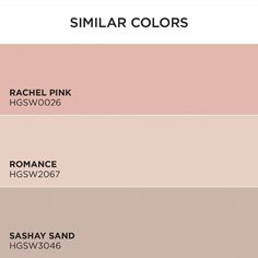 some shades of pink and brown are in the same color scheme