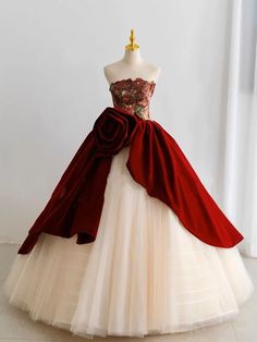 Polka Dot Wedding Dress, Red Velvet Wedding Dress, Velvet Wedding Dress, Red Velvet Wedding, Prom Dress Burgundy, Velvet Wedding, Plus Size Brides, Velvet Prom Dress, Strapless Prom Dress