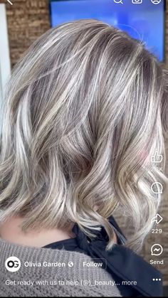 Grey Foils, Ash Beige Highlights, Blonde To Gray Hair Transition, Blonde Older Women, Grey Blonde Hair Ashy Highlights, Silver Ash Blonde Hair, Grey Blending Highlights Blondes, Ash Grey Balayage, Grey Hair Blending