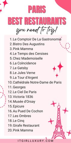 the best restaurants in paris for valentine's day, with text overlaying it