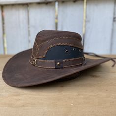 Sombreros de Cuero Cafe - Sombrero para Hombre de Cuero - Sombreros de Cuero Hombre Brown Leather Hat, M Cafe, Leather Cowboy Hats, Brown Cafe, Leather Hat, Leather Hats, Sales Tax, Hat Band, Character Description