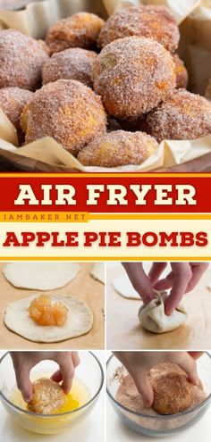 Air Fryer Apple Pie, Airfryer Recept, The Best Air Fryer, Apple Pie Bites, Best Air Fryer