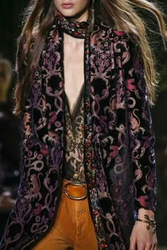 Moda Hippie, Boho Chique, Mode Hippie, Mode Vintage, Fall 2016, Mode Inspiration, Roberto Cavalli