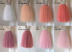 Short Tulle Skirt, Dog Party Dress, Knee Length Tulle Skirt, Petticoat Pattern, Peach Hair Colors, Diy Tutus, Thirty Flirty And Thriving