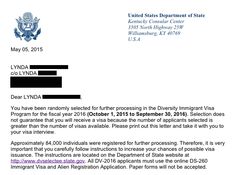 a letter from the u s department of state requesting that there is no official information