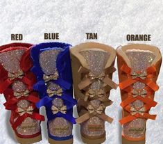 "We can do Kid's size please send me request for more information :) 3 BOWS BOOTS ----------------Description---------------------- Material: SheepSkin , Wool External Skin: Pure Skin Internal Skin: Wool (D X 1.5cm, able to keep warm) Crystal: AB Czech crystal Women's FootWear Size: US5 @ EUR36 @ UK3.5 @ 8.50\" @ 21.6cm US6 @ EUR37 @ UK4.5 @ 8.88\" @ 22.5cm US7 @ EUR38 @ UK5.5 @ 9.25\" @ 23.5cm US8 @ EUR39 @ UK6.5 @ 9.50\" @ 24.1cm US9 @ EUR40 @ UK7.5 @ 9.88\" @ 25.1cm US10 @ EUR41 @ UK8.5 @ 10. Glitter Ugg Boots, Evil Clothes, Lace Barefoot Sandals, Cute Uggs, Wool Boots, Indian Wedding Favors, Inexpensive Wedding Favors, Pure Skin, Winter Schnee