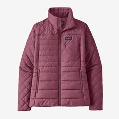 Patagonia Women's Radalie Insulated Jacket Sporty Quilted Jacket For Fall Outdoor Activities, Sporty Long Sleeve Quilted Puffer Jacket, Sporty Quilted Outerwear For Outdoor Activities, Winter Sporty Quilted Jacket, Sporty Winter Quilted Jacket, Sporty Quilted Jacket For Winter, Solid Color Quilted Puffer Jacket, Sporty Quilted Puffer Jacket For Cold Weather, Fall Quilted Puffer Jacket