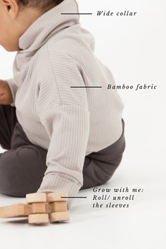 Our grow with me turtlenecks are made from soft oeko-tex certified bamboo. A unique and essential piece of clothing for your Bajoue's winter outfits. Unisex colors and fit. Kidswear Product Photography, Kidswear Photoshoot, Ur Mine, Angel Photoshoot, Organic Newborn Clothes, Baby Lounge Sets, Baby Bling