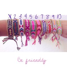 Friendship bracelets | Woven bracelet | Valentine's gift | Boho jewelry | Boho bracelets | Braided bracelet | Handwoven bracelet | Bracelets Friendship bracelets are fun to make and fun to wear !! Match bracelets with your best friend to symbolized your friendship. We think they are so adorable. Material : 100% cotton Width : 1' Long : 6' Adjustable More friendship bracelets : https://www.etsy.com/iuaccessories/listing/591727923/friendship-bracelets-woven-bracelet?utm_source=Copy&utm_medium= Trendy Band Bracelets As Gifts, Adjustable Friendship Bracelets Gift, Adjustable Band Friendship Bracelets As Gifts, Handmade Jewelry For Friendship Festivals, Handmade Friendship Bracelets For Festivals As Gift, Bohemian Bracelets For Friendship And Festivals, Bohemian Bracelet Wristband, Bohemian Festival Bracelets With Jubilee Detail, Gold Friendship Bracelets For Festivals