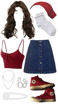 White Button Ups Outfits, Outfits For Brown Hair, Griffindor Outfits, Stranger Things Outfit Ideas, Outfit Ideas Png, 90s Outfit Ideas, 80s Inspired Outfits, 80s Outfits, Xo Kitty