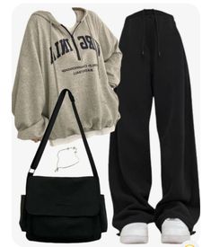 Baggy Sweatpants, Outfit Inspo Casual, Trendy Outfits For Teens, Everyday Fashion Outfits, Casual Day Outfits, Quick Outfits, Cute Everyday Outfits, Really Cute Outfits, Casual Style Outfits