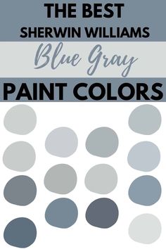 the best sherwin williams blue gray paint colors