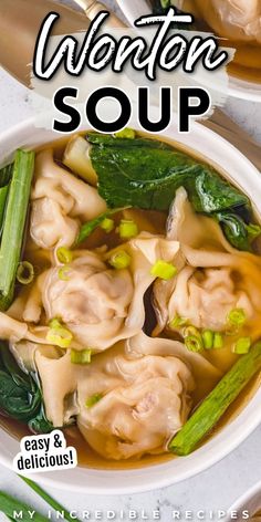 an image of a bowl of wonton soup