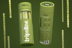 the packaging is designed to look like a tube of toothpaste, but it's green